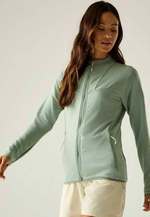 Regatta, REGATTA TORREK TEXTURED FULL ZIP STRETCH MIDLAYER STRETCH MID LAYERS - Fleecejacke - glaciergreen