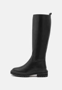 ONLBETH KNEE HIGH BOOT - Platåstövlar - black