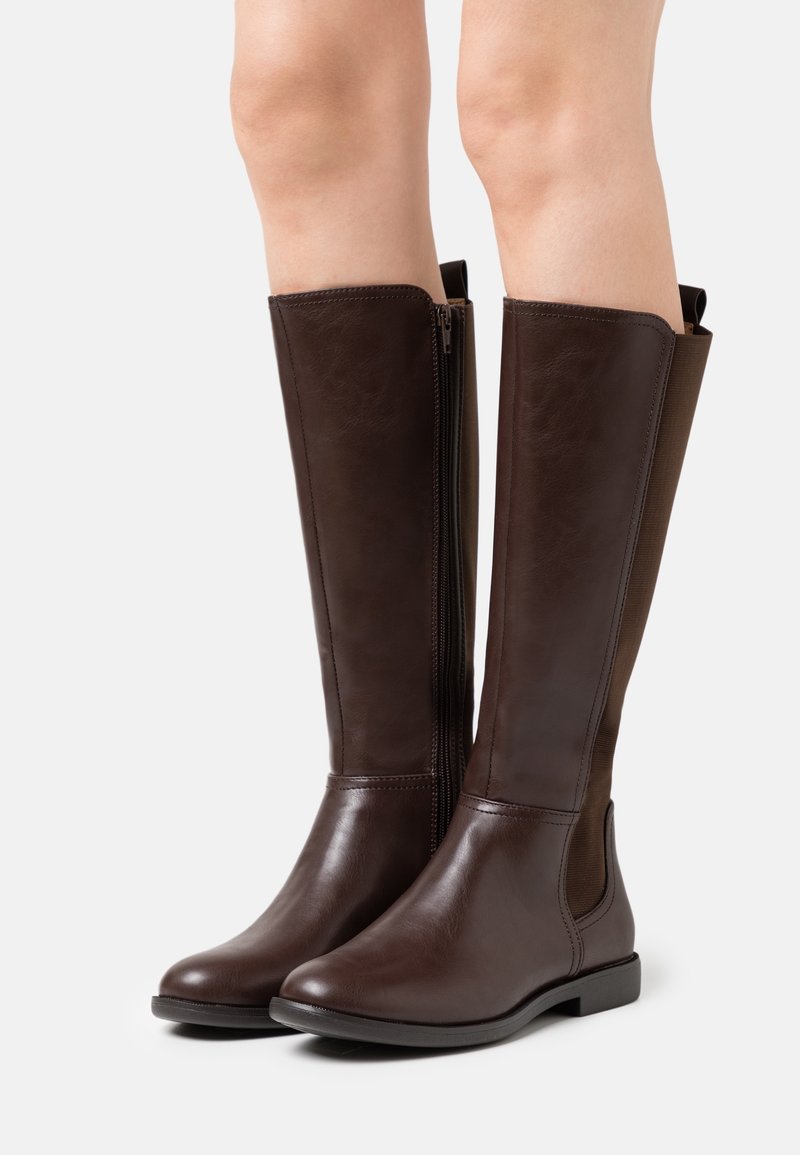 Anna Field Wide Fit by Zalando Bottes - dark brown