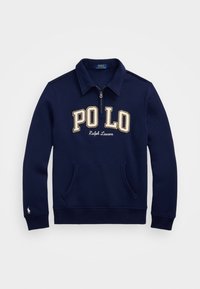 LOGO FLEECE COLLARED SWEATSHIRT - Sweatshirt - cruise navy