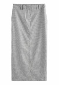 Next TAILORED CHECK COLUMN TALL - REGULAR FIT - Pencil skirt - black white