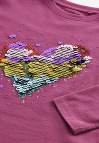 Next SEQUIN HEART - Longsleeve - plum purple