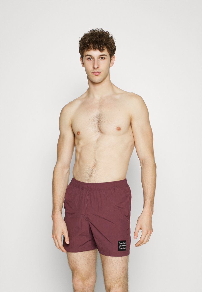 Calvin Klein Swimwear Calções de banho - dark raisin