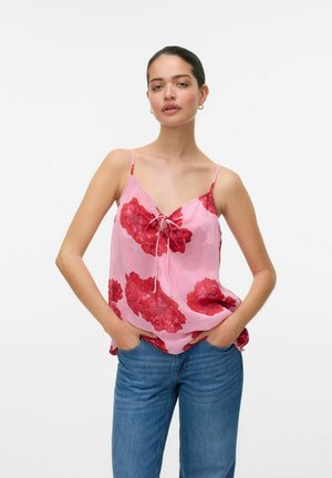 Vero Moda VMTHILDA - Débardeur - bonbon