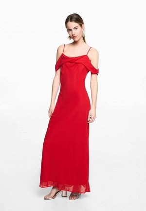 Dolga obleka - red