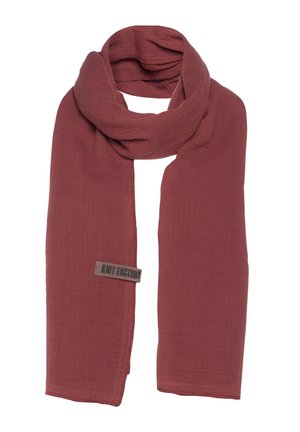 Knit Factory LIV - Écharpe - stone red