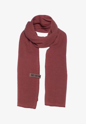 Knit Factory LIV - Sjaal - stone red
