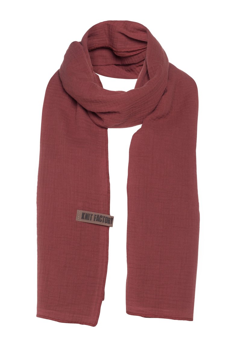 Knit Factory LIV - Écharpe - stone red