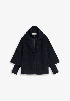 TOM TAILOR, COSY CAPE JACKET - Fleecejacke - sky captain blue