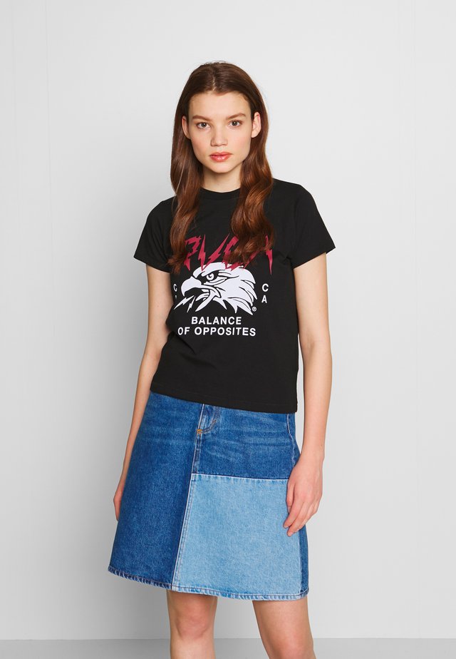 PARKER - T-shirt imprimé - black