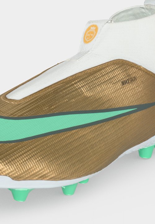 Nike JR MERCURIAL SUPERFLY 11 ACADEMY AG KYLIAN MBAPPE UNISEX - Zapatillas fútbol para césped artificial - metallic gold-coloured/clear jade — foto 7