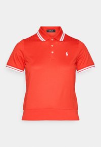 SHORT SLEEVE POLO SHIRT - Polo shirt - bright poppy/ceramic white