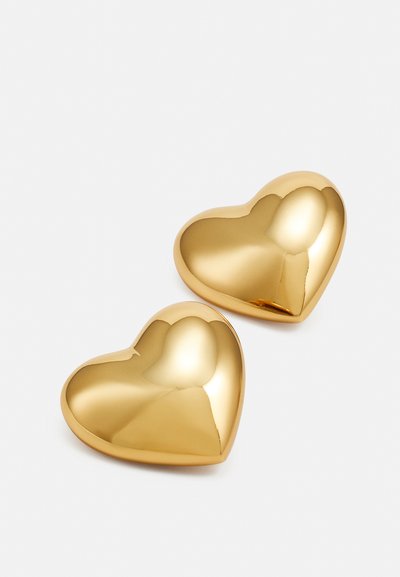 MOSCHINO ITEMS EARRINGS - Ohrringe - shiny gold-coloured