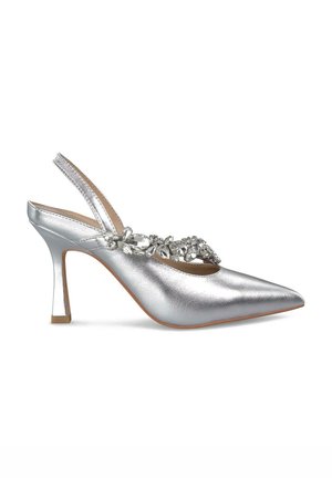 High Heel Pumps - plateado