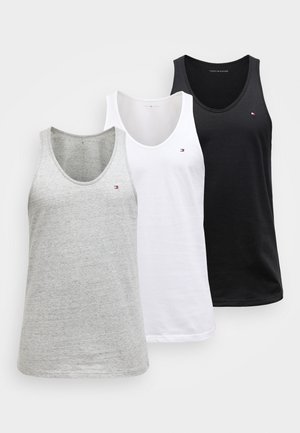 SIGNATURE TANK TOP 3 PACK - Alsónemű - white/black/grey heather