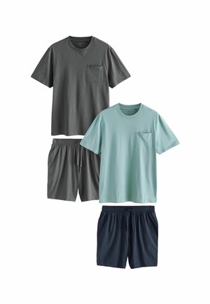 REGULAR FIT - SET 2 PACK - Pyjama set - grey sage green