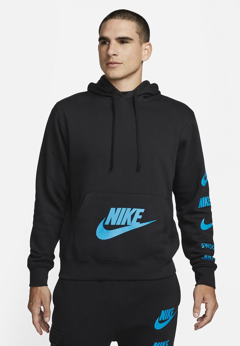Nike Sportswear M NSW SI FLC PO HOODIE BB - Kapuzenpullover - black ...