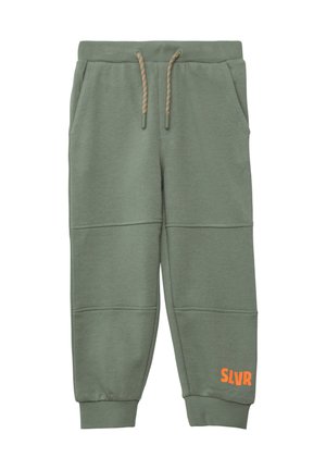 JOG MIT PRINT UND WEITENREGULIERUNG - Jogginghose - tannengrün