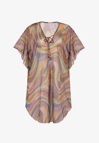 Wybrany, tunika plażowa oversize transparentna siatka