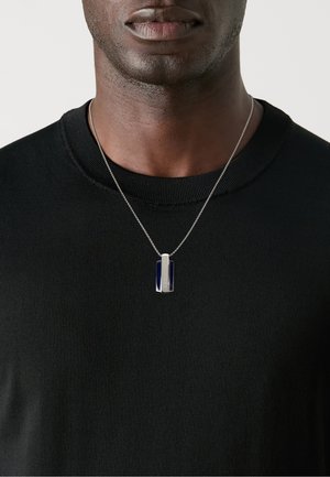 Tommy Hilfiger PARKER - Collana - silver-coloured/blue