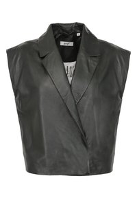 Maze Lederjacke - black