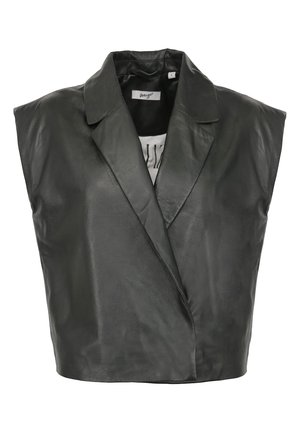 Maze Lederjacke - black