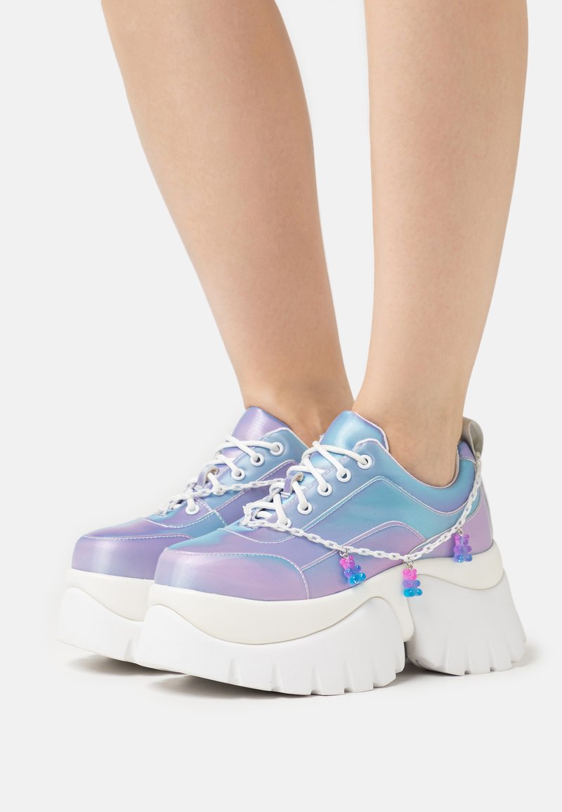 Koi Footwear PRISMATIC BEAMS HOLOGRAPHIC TRAINERS Trainers blue