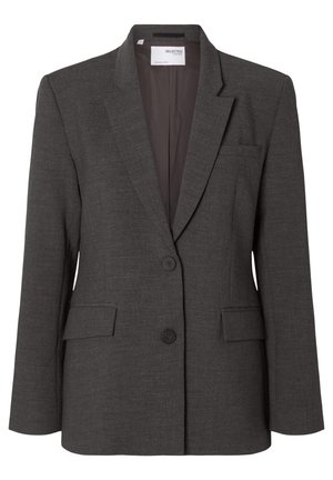 Selected, Viscose Blend Classic - Blazer - dark grey melange