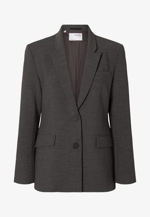 Selected, Viscose Blend Classic - Blazer - dark grey melange