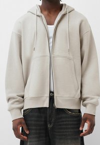 Bershka Felpa con zip - grey