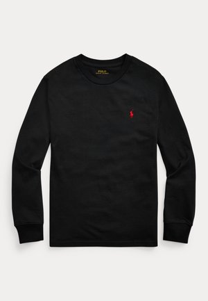 Polo Ralph Lauren COTTON JERSEY LONG SLEEVE TEE 7-14Y - Majica z dolgimi rokavi - black
