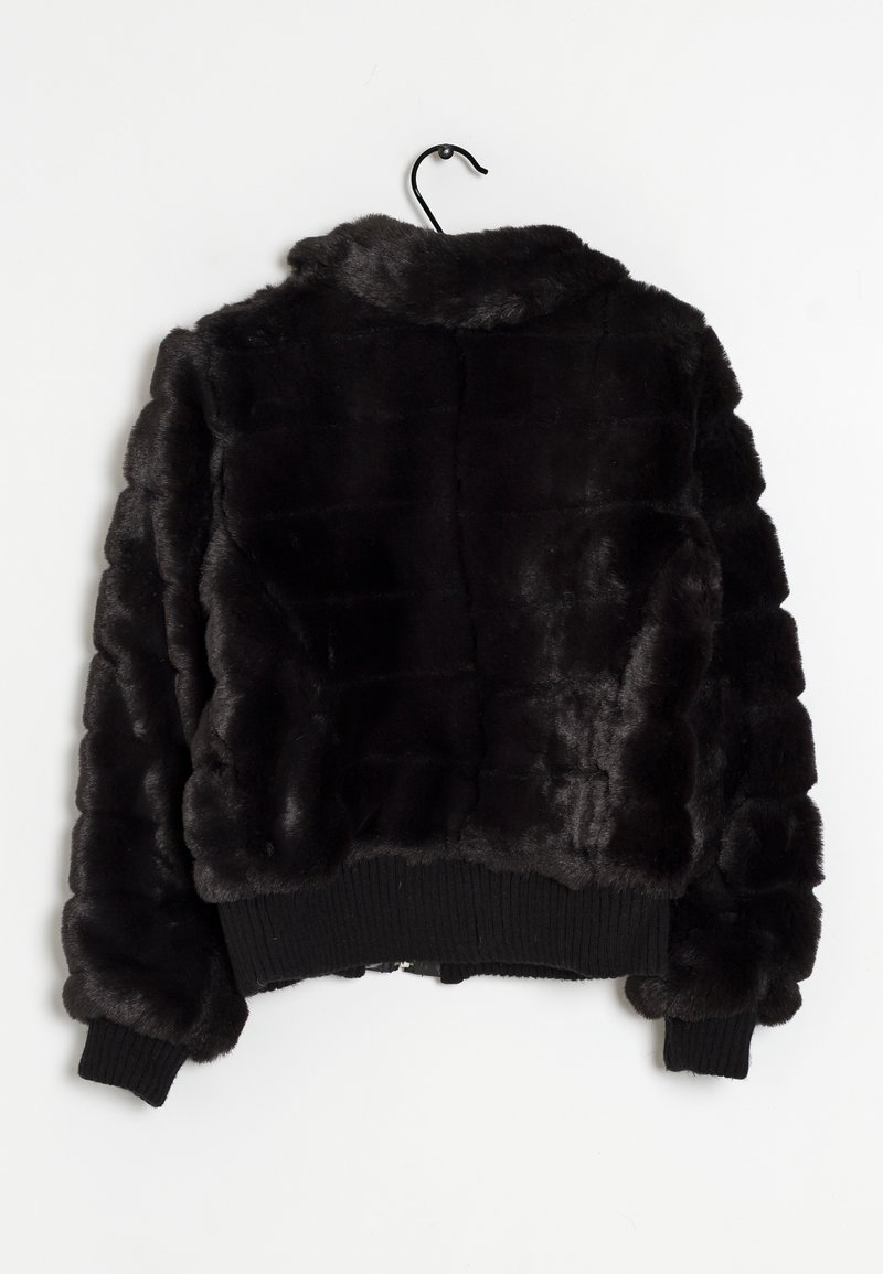 Black Shearling Kookai Shearling Jacket Kookai Light Jacket Black