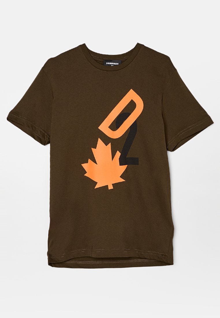 Dsquared2 T-shirt print brons