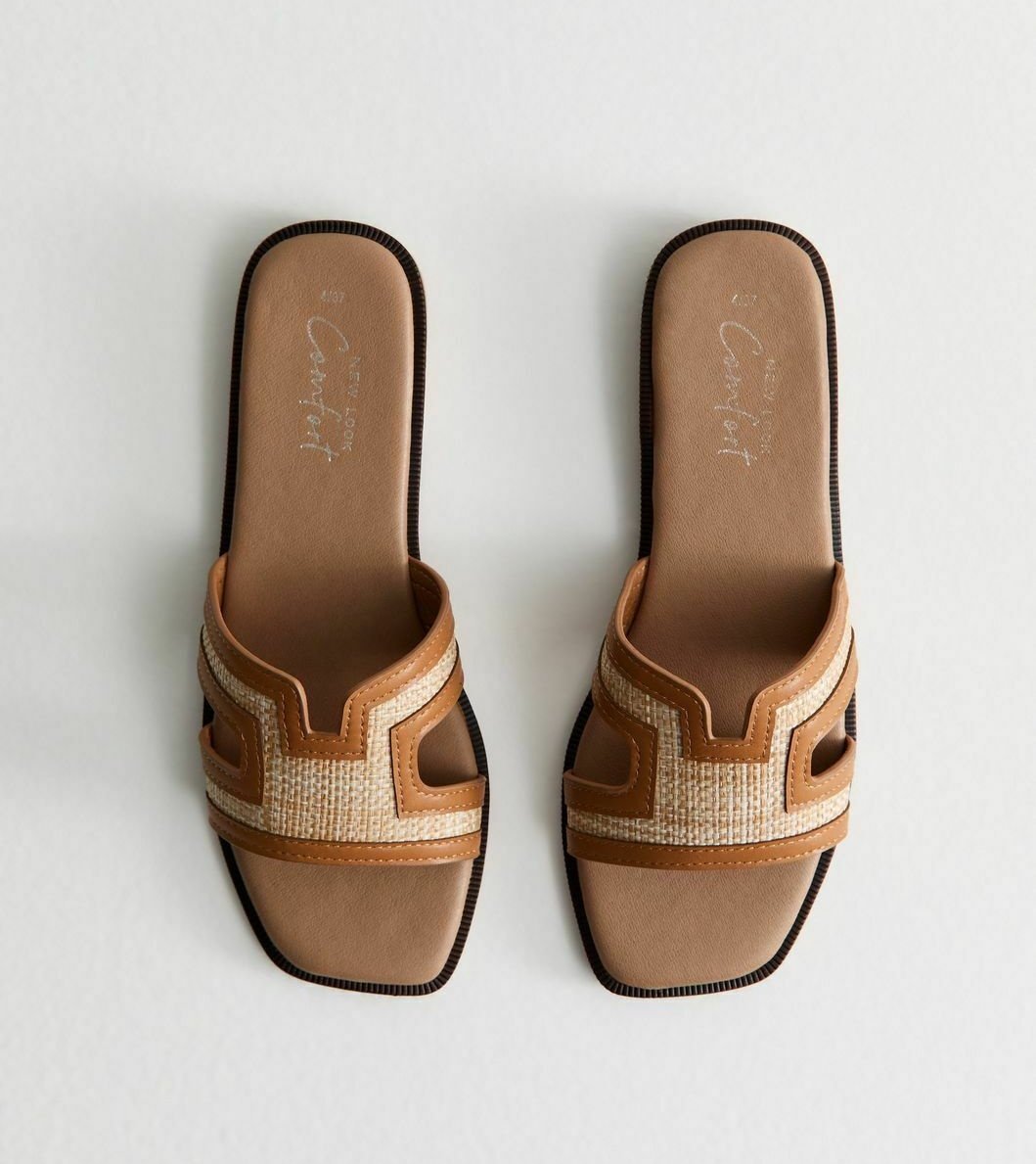 OFF-WHITE オフホワイト COMFORT LEATHER SLIPPER OFF-WHITE COMFORT LEATHER SLIPPER BROWN Off-White Comfort Backless