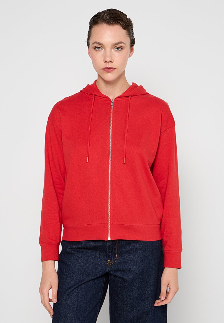 JDY Sweater met rits rood