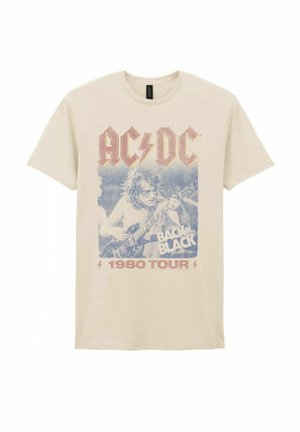 rockshirts, AC/DC BACK IN BLACK ANGUS SOLO T-SHIRT - T-shirt print - white