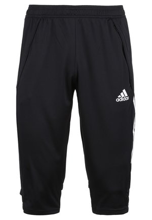 3/4 sportovní kalhoty - black