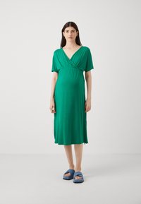 ONLY MATERNITY OLMAMAZE ALL IN ONE NURSING DRESS - Haljina od žerseja - verdant green