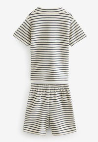 Next SINGLE TEXTURED REGULAR FIT SET - Nattøj sæt - neutral navy stripe