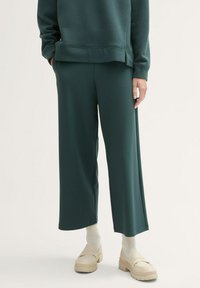 TOM TAILOR DENIM EASY CULOTTE - Hlače - dark gable green