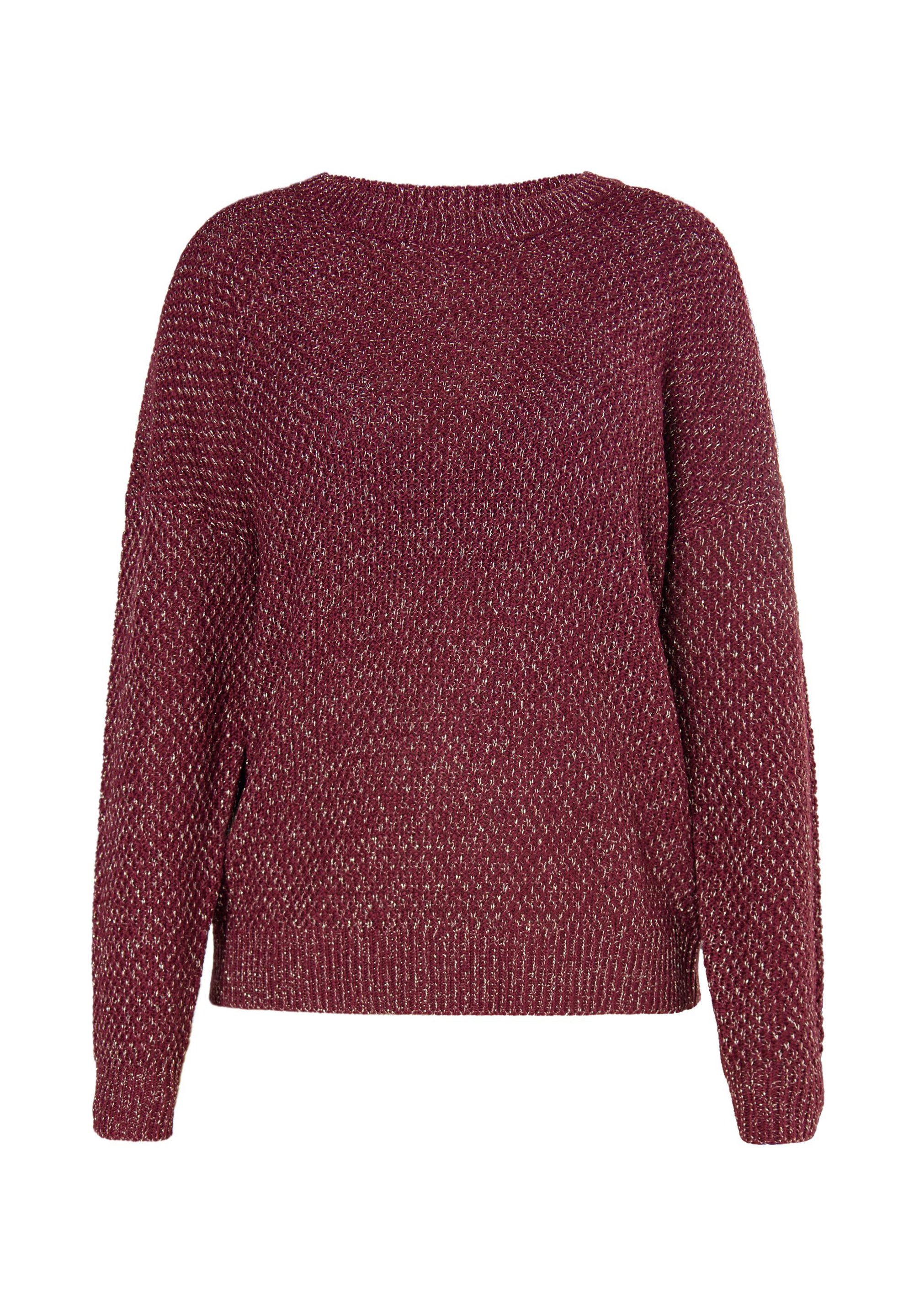 usha Strickpullover weinrot/rot Zalando - Main Image