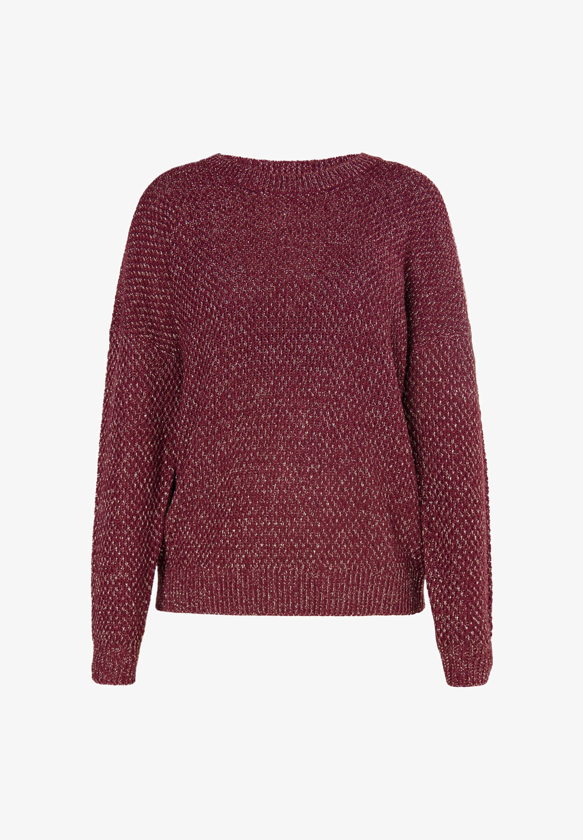 usha Strickpullover weinrot/rot Zalando