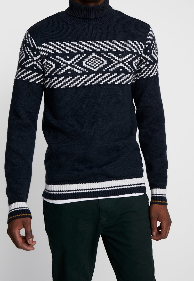 Dstrezzed Stickad tröja - dark blue