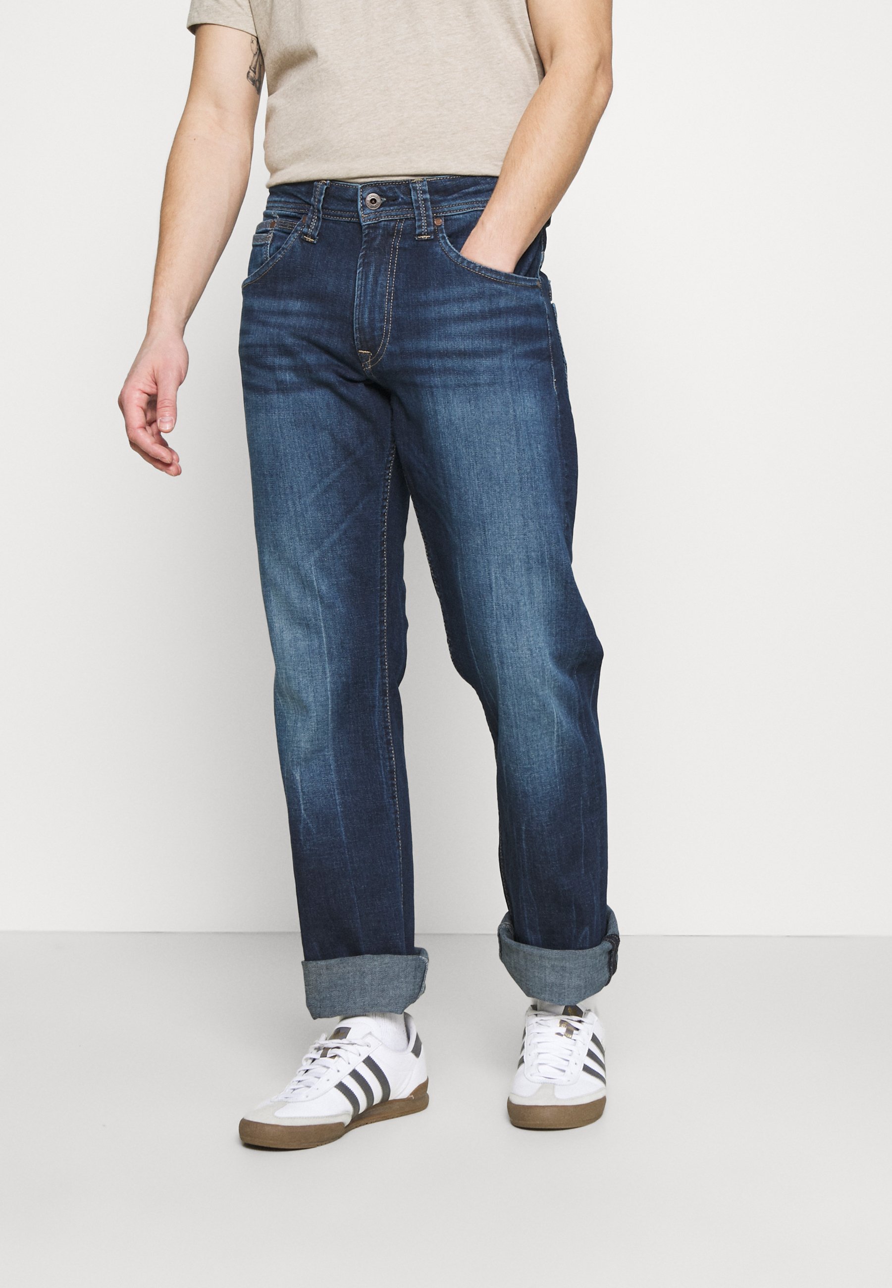 Pepe Jeans NEW JEANIUS - Relaxed fit jeans - denim/Donkerblauw - Zalando.nl