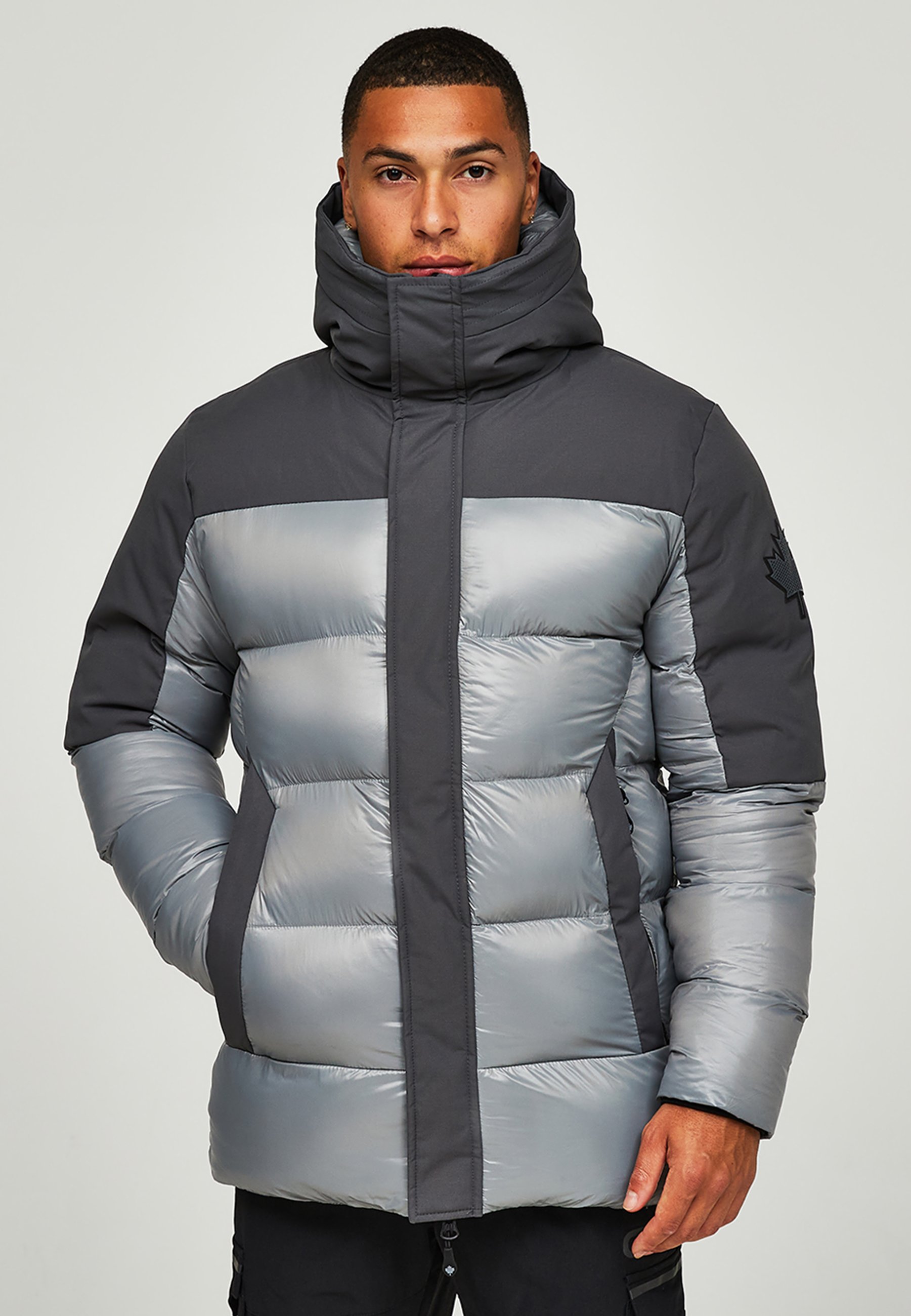 Alessandro Zavetti TAKONA PUFFER JACKET - Wintermantel - sharkskin