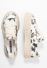 Scotch & Soda ZADIE LACE SHOES - Trainers - black/white