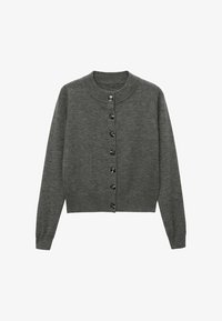 Mango Strickjacke mottled dark grey/dunkelgrau-meliert Zalando