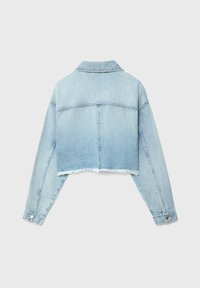 Stradivarius Chaqueta vaquera - light blue