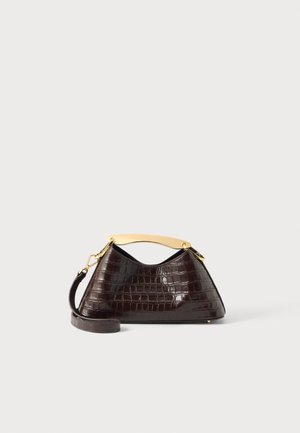 Elleme MINI BOOMERANG - Sac à main - dark brown