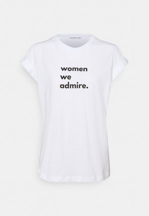 STANLEY ADMIRE TEE - Print T-shirt - white